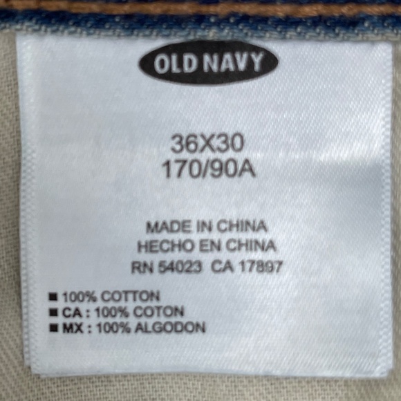 Old Navy Men's Boot Cut Semi Evase Famous Jeans Size 36x30 - Picture 6 of 7